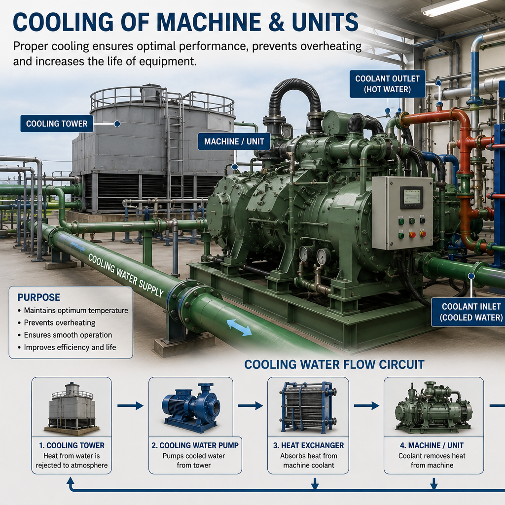 Cooling of Machine & Units